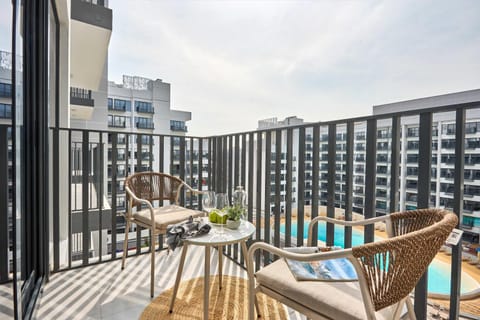 Patio, Balcony/Terrace, Pool view