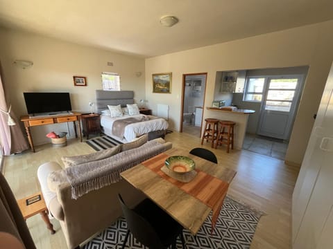 Kitchen or kitchenette, Living room, Dining area, Bedroom