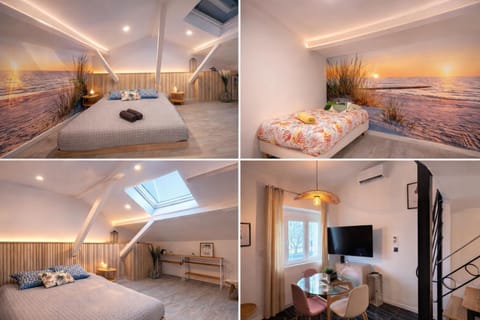 Bed, TV and multimedia, Photo of the whole room, Bedroom