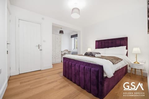 Bed, Photo of the whole room, Bedroom, towels, wardrobe