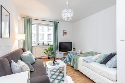 Bed, Living room, Seating area