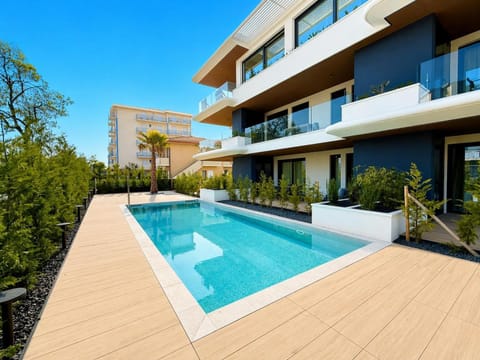 Property building, Pool view, Swimming pool