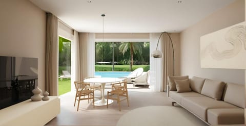 Living room, Dining area