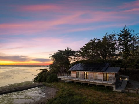 Property building, Sea view, Sunset
