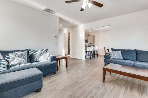 Near ATL! Spacious Townhome with Patio and WFH Setup House in Douglasville