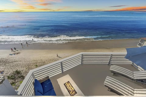 Oceanfront St Anns Beach Laguna Beach Private Beach Stairs To The Sand House in Laguna Beach