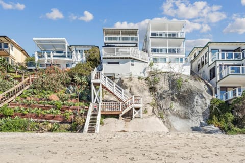 Oceanfront St Anns Beach Laguna Beach Private Beach Stairs To The Sand House in Laguna Beach
