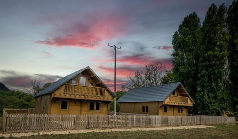 Property building, Sunset