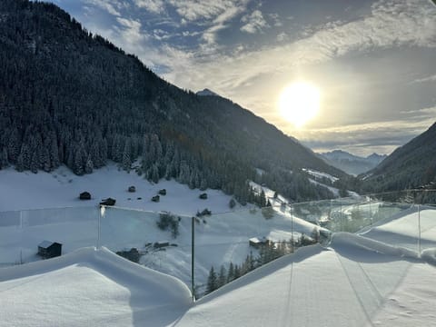Natural landscape, Winter, Mountain view