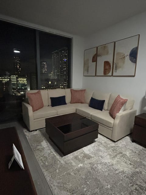 Night, Living room, Seating area