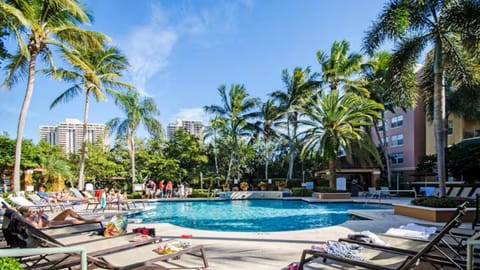 Day, Swimming pool, sunbed