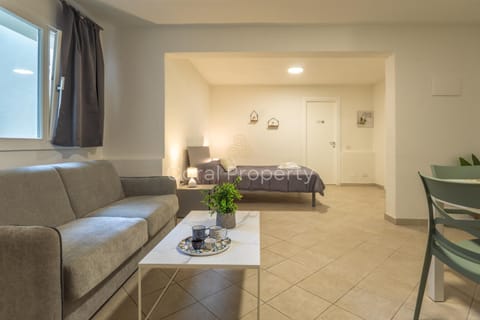 Bed, Living room, Photo of the whole room