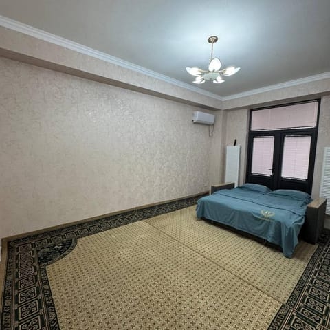 Bed, Living room, Photo of the whole room, Bedroom, air conditioner