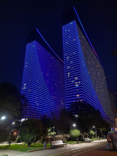 Property building, Night, City view