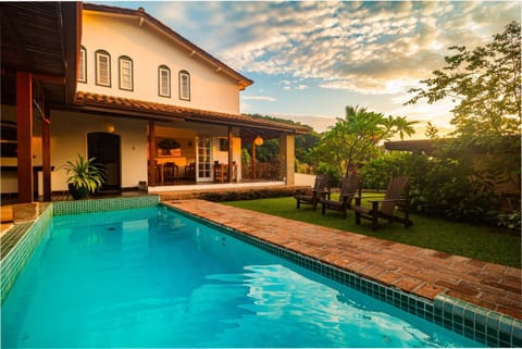 Property building, Patio, Day, Garden, Garden view, Pool view, Swimming pool