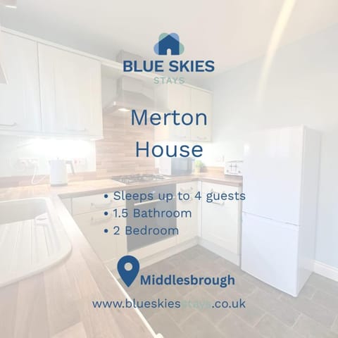 Merton House By Blue Skies Stays House in Middlesbrough