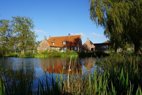Property building, Day, Natural landscape, Garden, River view