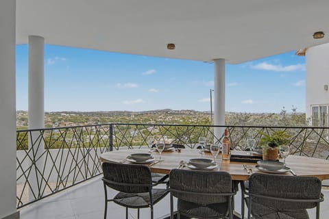 Patio, Day, View (from property/room), Dining area, City view, Garden view