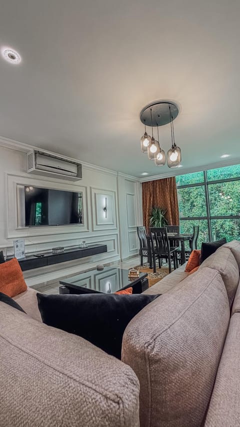Living room, Dining area, air conditioner
