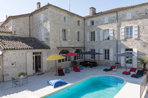 Patio, Pool view