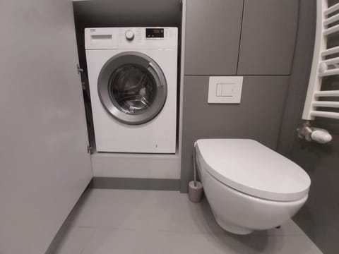 Toilet, washing machine