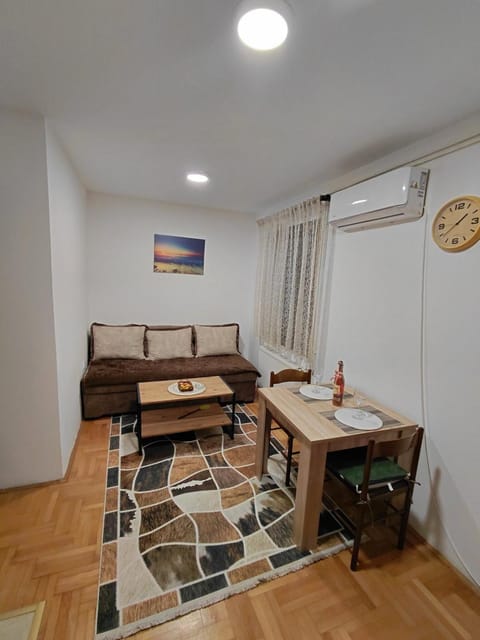 Living room, Seating area, Dining area, air conditioner