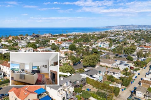 Water & Downtown Views Close to beach Villa House in Sunset Cliffs