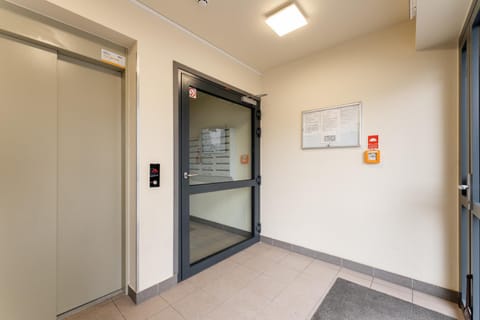 Property building, elevator