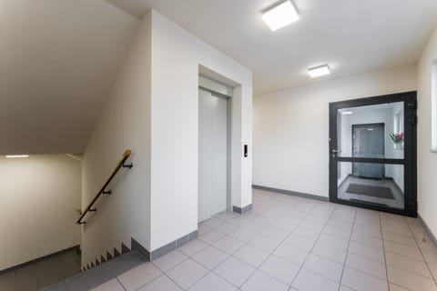 Property building, elevator