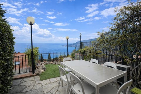 Patio, Spring, Day, Natural landscape, View (from property/room), Balcony/Terrace, Dining area, Lake view, Mountain view, Sea view