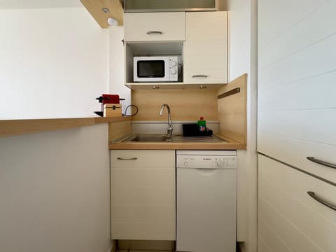 Kitchen or kitchenette, dishwasher