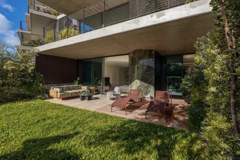 Property building, Day, Garden, Seating area
