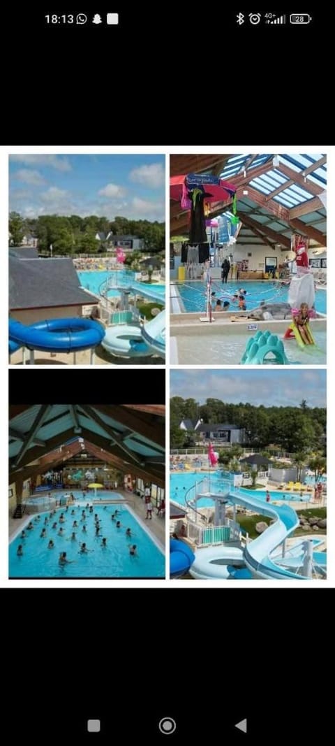 Mobilhome tout confort domaine de kerlann Campground/ 
RV Resort in Pont-Aven