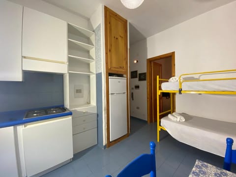 Kitchen or kitchenette, bunk bed
