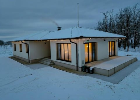 Property building, Day, Night, Winter