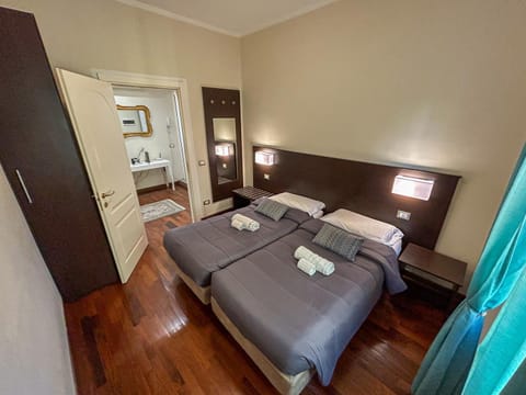 Bed, Photo of the whole room, Bedroom, towels, wardrobe