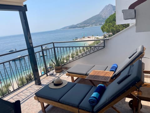 Patio, Seating area, Sea view