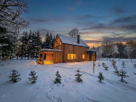 Property building, Night, Natural landscape, Winter