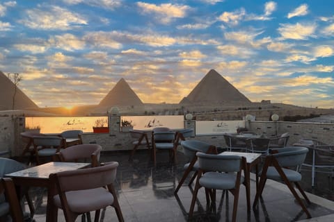 Patio, Nearby landmark, Day, Natural landscape, Lake view, Sunrise