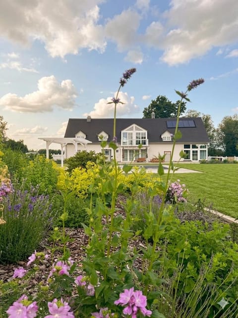 Property building, Garden, Garden view, Swimming pool
