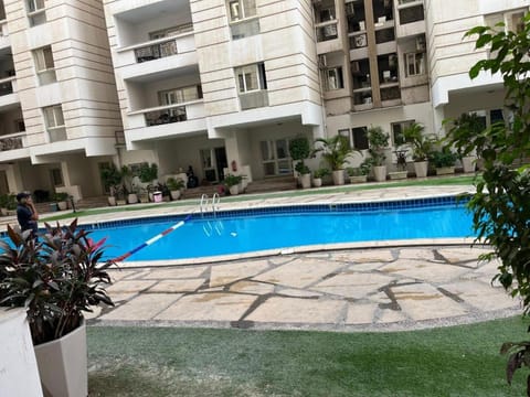 Property building, Pool view, Swimming pool