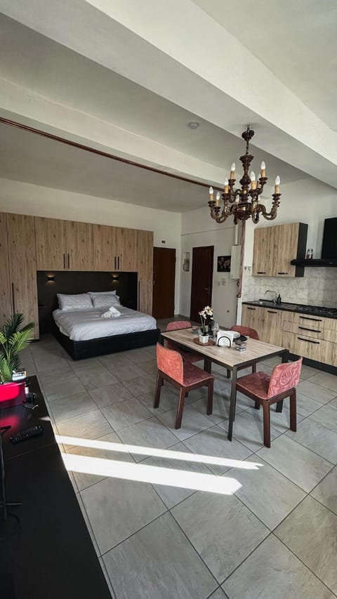 Kitchen or kitchenette, Living room, Photo of the whole room, Dining area