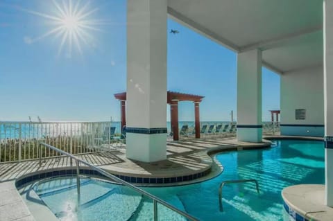 View (from property/room), Pool view, Sea view, Swimming pool, Swimming pool