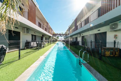 Property building, Pool view, Swimming pool