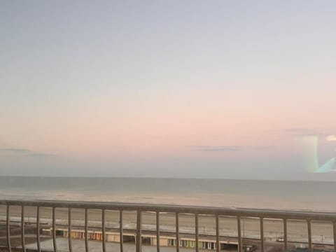 Beach, Sea view, Sunset