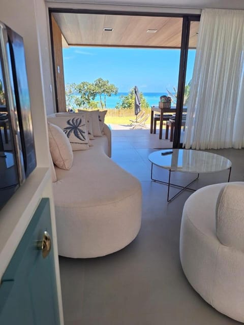 Natural landscape, View (from property/room), Living room, Sea view