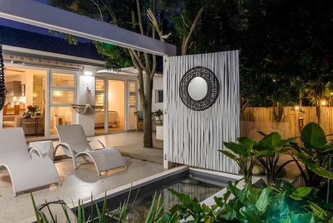 Patio, Night, Garden, Living room, Seating area, Garden view