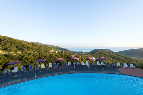 Property building, Living room, Swimming pool