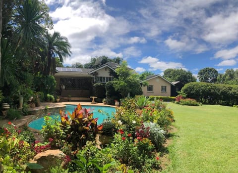 Property building, Natural landscape, Garden, Garden view, Pool view