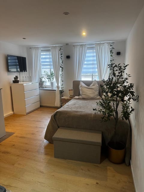 Bed, TV and multimedia, Living room, Photo of the whole room, Bedroom